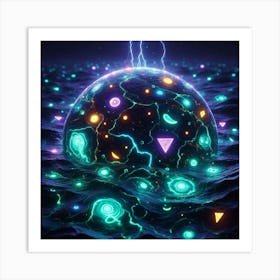 Sphere Of Light Art Print