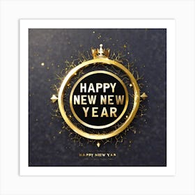 Happy New Year 80 Art Print