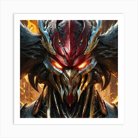 Demon Headhbn Art Print