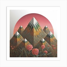 'The Mountains' Art Print