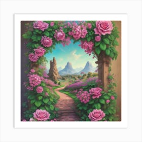 Rose Garden Art Print