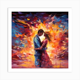 'The Kiss' Art Print