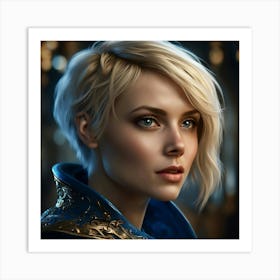 Blonde Serenity Art Print