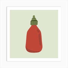 Hot Sauce Bottle Art Print