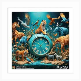 Zoo Animals Art Print