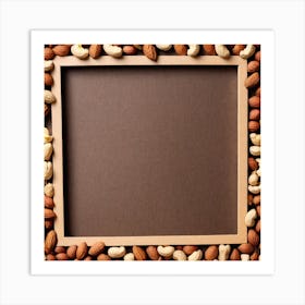 Nuts As A Frame (42) Art Print