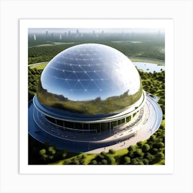Futuristic Dome 1 Art Print