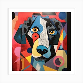 Abstract Dog 7 Art Print