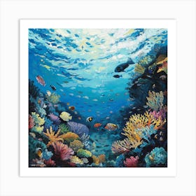 Coral Reef 3 Art Print