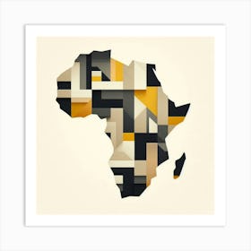 African Mosaic Art Print