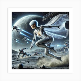 High Commander Selene Zero G Mastery Art Print