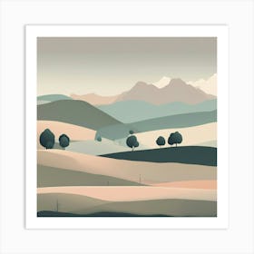 Landscape 6 Art Print