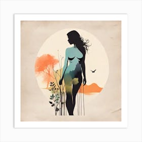 Portrait Of A Woman 4 Art Print