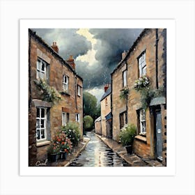 A cloudburst Art Print