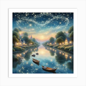 Infinity River Art Print