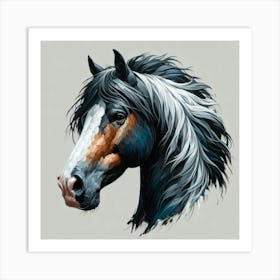 Horse Painting 2 Art Print