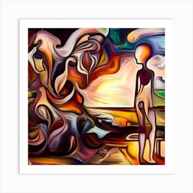 Abstract Painting 4 Art Print