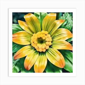 Yellow Daisy Art Print