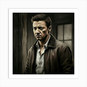 Jeremy Renner 2 Art Print