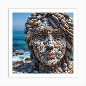 Pebble Head Art Print