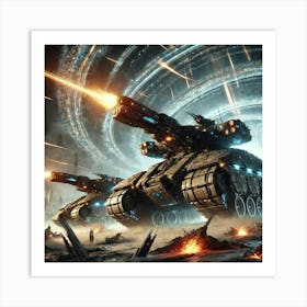 Event Horizon Tanks 1 Art Print