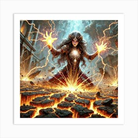 Queen Sorath Seismic Tremors Art Print