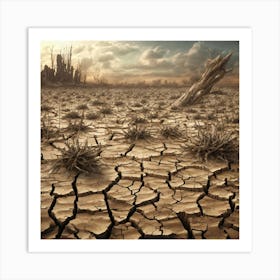 Arid Landscape 13 Art Print