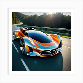 Mercedes Concept Car 3 Art Print