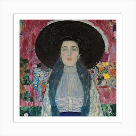 Woman In A Hat 2 Art Print