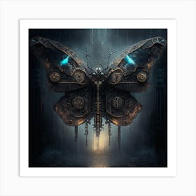 Steampunk Butterfly Art Print