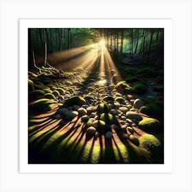 Mossy Forest 1 Art Print