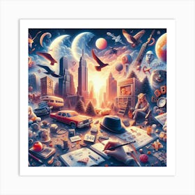 Cityscape Art Print