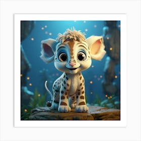 Lion Cub 19 Art Print