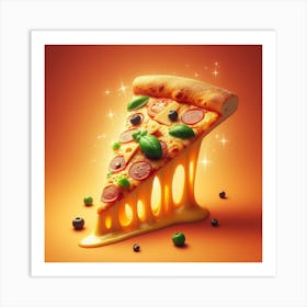 Pizza489 Art Print