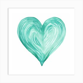 Watercolor Heart 5 Art Print