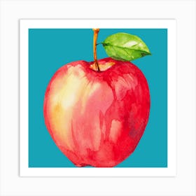 Red Apple Art Print