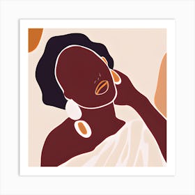 Portrait Of A Woman 1 Art Print