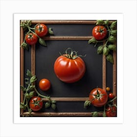 Tomatoes In A Frame 17 Art Print