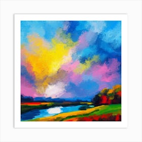 Colorful Clouds 2 1 Art Print