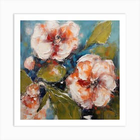 Begonia flower Art Print