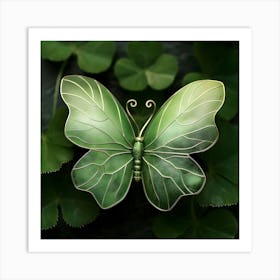 Lucky Butterfly Art Print