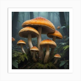 Fantastic Fungi Art Print Art Print