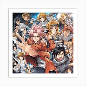 Fairy Tail Anime Poster Art Print