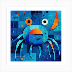 Blue Crab 1 Art Print