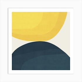 Colorful abstract shapes 1 1 Art Print