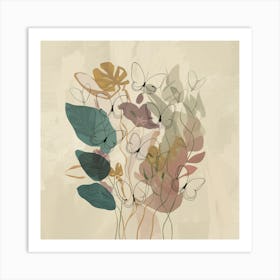 Flowers In A Vase 59 Art Print