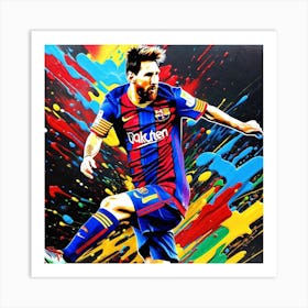 Lionel Messi 3 Art Print