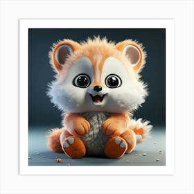 Cute Fox 74 Art Print