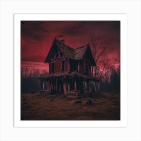 Haunted House Art Print