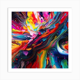 Abstract Painting 124 Art Print